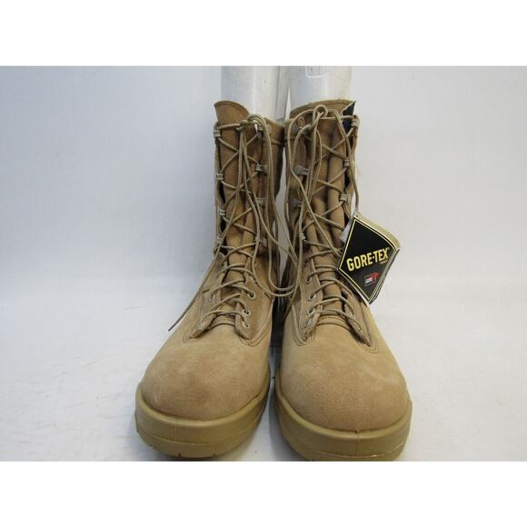 EUC Belleville Mens Sz 13.5 R Tan Suede Gore-Tex Combat Tactical Military Boots main image 6